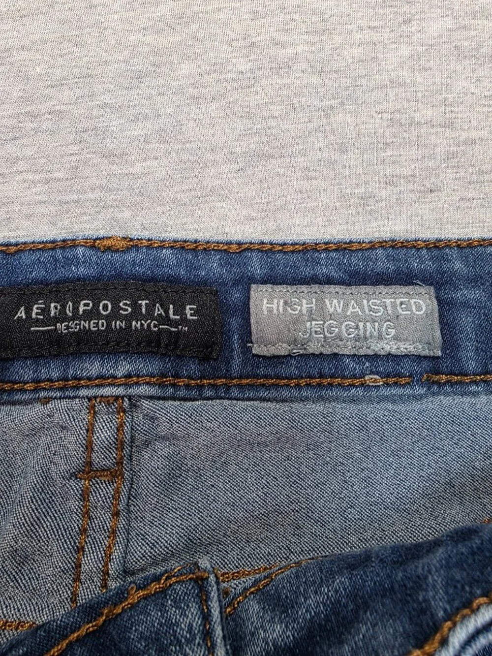 Aeropostale High Waisted Jegging Dark Wash Skinny Jeans Size 10